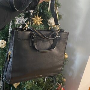 RebeccaMinkoff Black Leather Handbag